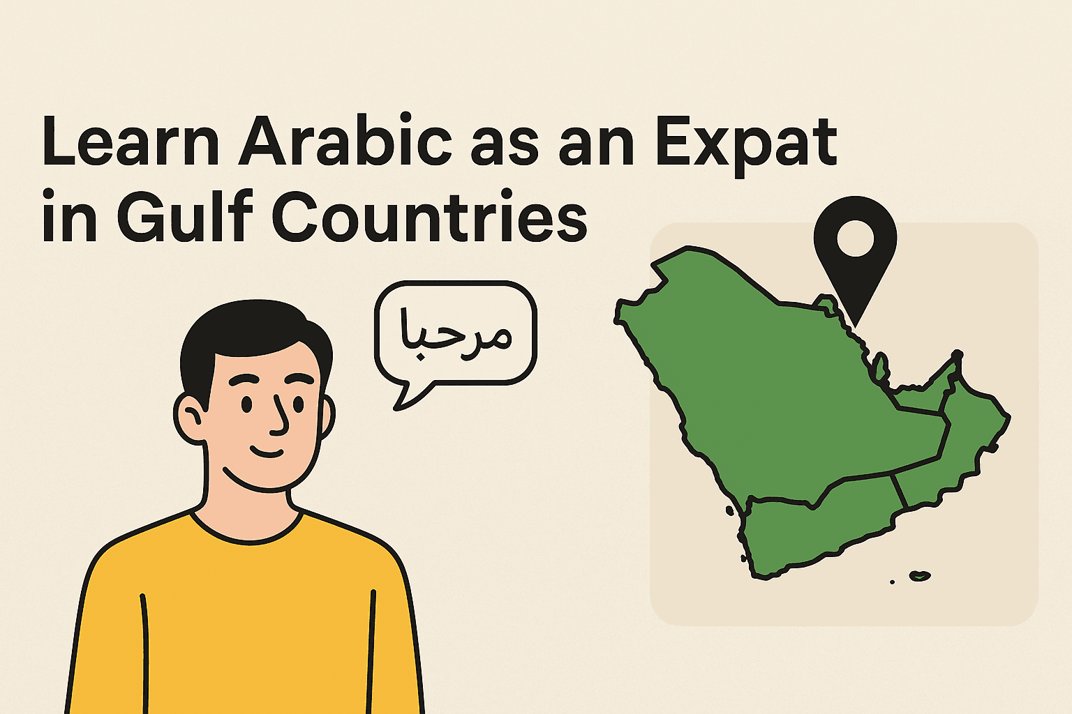 Cover image for Learning Arabic as an Expat in Middle Eastern Countries, A Survival Guide